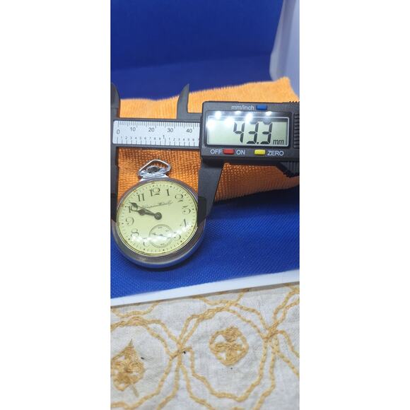 1908-1909 Hampden Watch Co. Size 16s 17 Jewel - Works Great! Estate Find - Picture 7 of 10